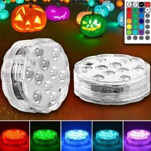 🎃4 Indoor/Outdoor Waterproof Color Changing Pumpkin Lights with Remote Timer